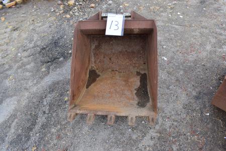 Dig Bucket with teeth with Volvo switch B 75 cm