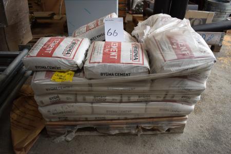 Cement, about 25 bags