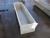 Water and feed trough, galvanized, 200 x 41 x 35 cm