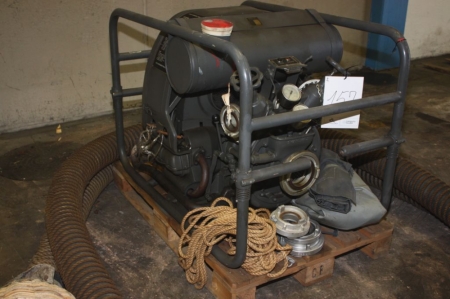 Motor pump, Svanehøj, rpm: 3000, inkluding suction hose