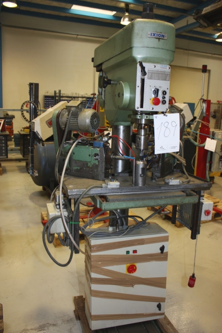 Column grinder, Ixion type BS30GL with 2 drill stations