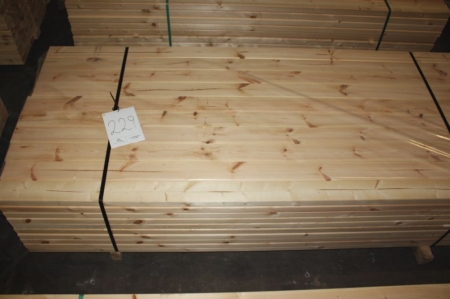 App. 240 meters wood beams 45x95mm