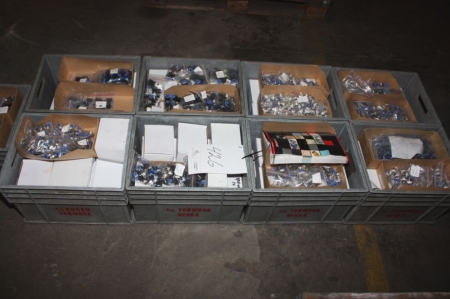 Boxes with various pneumatic fittings