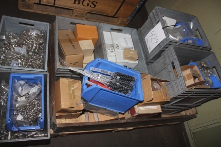 9 boxes with various pneumatic fittings