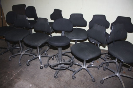 12 office chairs