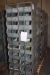 6 half pallets with galvanised steel boxes, app. 120 units