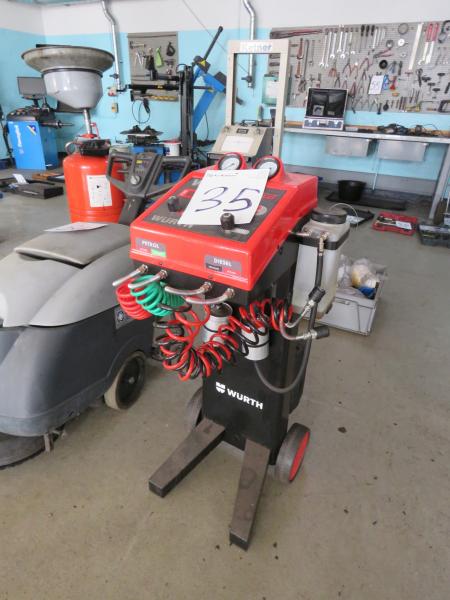 Cleaning unit, petrol injection system Würth Wic 4000 plus.