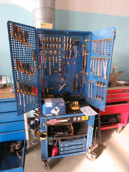 Würth tool trolley with contents. 162.5x65 cm