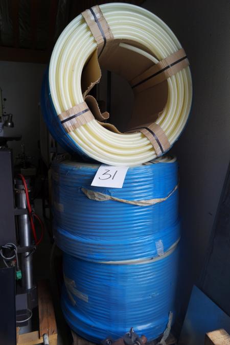 Floor heating hose 20x2 mm total 3x 180 meters.