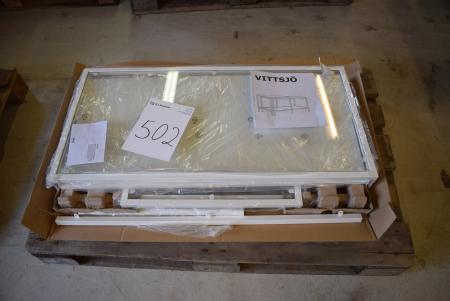 2 pcs. tables with tempered glass, IKEA ID no. Vittsjö