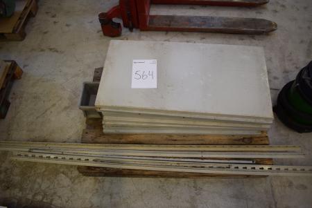 Steel Shelf 200 H x W x D 100 50 cm
