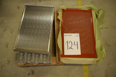 Pallet with div. Plates for furnaces (baking sheets)