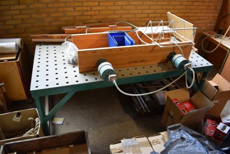 Tension table with compressed air tensioners. 150x200 cm