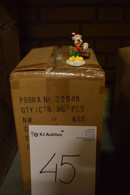 96 Disney Christmas-polyfigurer - 6 cm. Guiding. Price kr. 29, - per night. PCS.