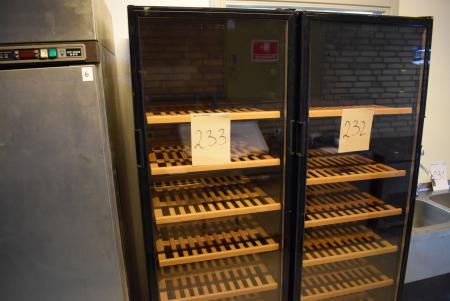 Wine cooler, mrk. TEFCOLD, type TFW 375, 60 x 175 cm