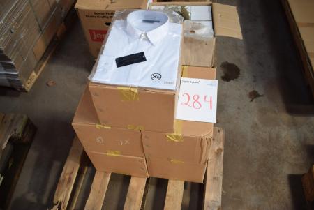 5 ms. with 6. white shirts size. XL