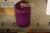 60 purple block candle 10'6 cm. Guiding price 29 kr paragraph