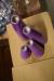 20 sets `4 pcs. purple candlesticks. 8-13 - 18 - 23 cm. Guiding. Price kr. 149, -