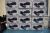 12 pairs of men's leather shoes, 41-44.