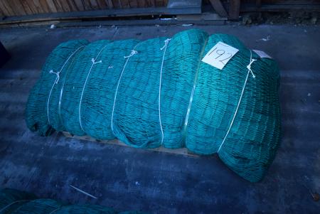 1 palle net, Polythylen 60 x 60 mm, 5 mm tråd, ca. 500m²