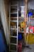 Contents wooden bookcase, submersible pump, fall protection, etc.
