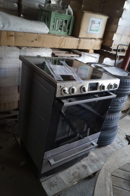Oven with stove.