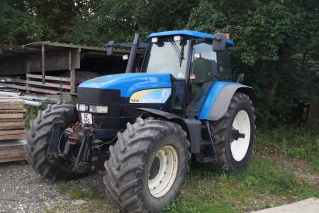 Tractor, New Holland TM 190. 4WD. Year 2003. Hydraulic front lift, Zuidberg Frontline Systems, 25026349, Lifting Capacity: 35 kN