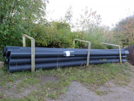 12 pcs slotted drain pipe ø200 cm 6 meter.