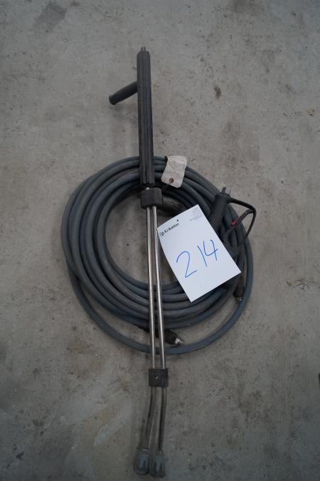 Hoses and lances for high pressure cleaners.
