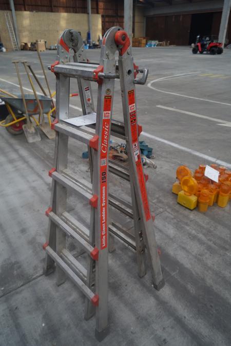 1 piece ladder Jumbo Giant. Alu.