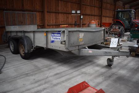 Ifor Williams machine trailer total 2700 load 2050 NK 7279