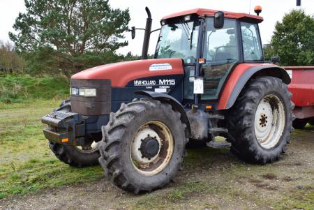 New Holland Traktor M115 WD serienr. 081005B sidste eftersyn 11 måned 2016.Timer 6650