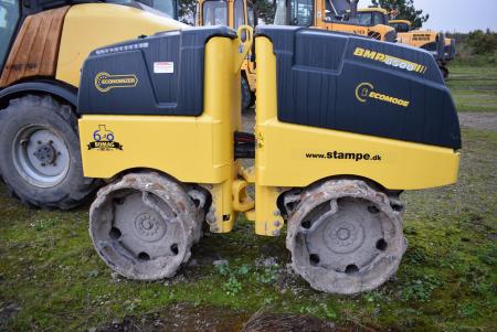 Raw ground drum Knee controlled mrk. Bomag. Year 2017, Note time only 10.8 hours, (Acquisition price 183,000 kr.)