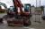 Terex excavator TC75. vintage 2011 hours 3483. series no. TC00751705.