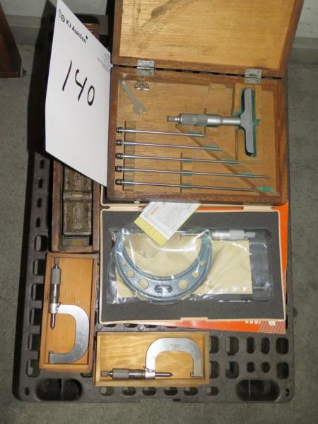 Various measuring tools