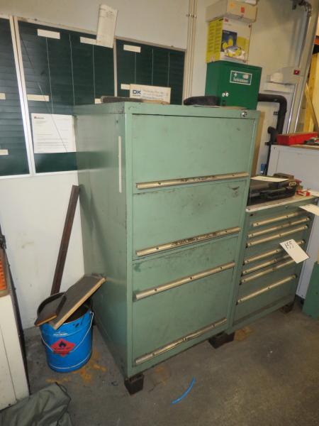 Steel cabinet without content. 70x70x140