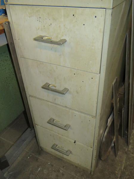 Steel cabinet containing various printed circuit boards, etc.