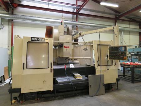 Yang MV-5A CNC milling year 1997 Series No. J00175. Country of Origin Taiwan. With Fanuc O-M control. with 30 tools x = 1350 Y = 750 Z = 900 mm. BT 50 holder.