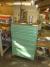 Steel cupboard with contents. 100x72x70 cm