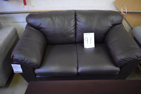 2 pers. Leather sofa, model Pepper