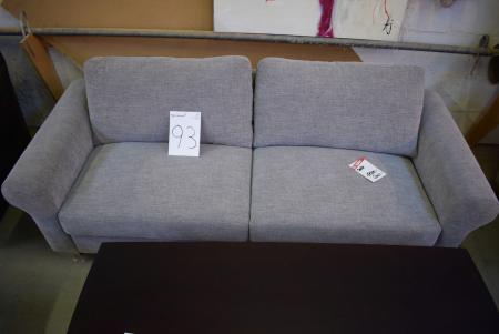 2 pers. sofa, lys grå