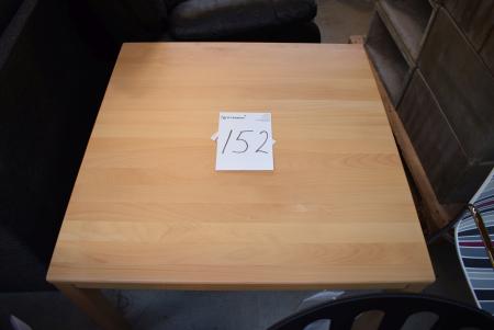 Coffee table 85 x 85 cm, beech / varnish