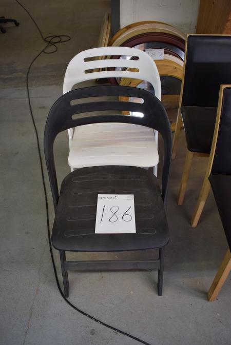2 pcs. plastic chairs