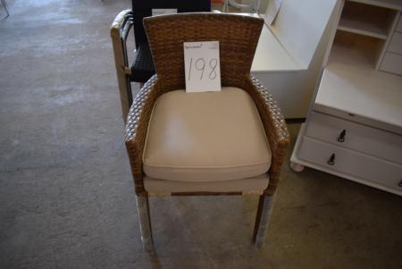 2 pcs. wicker chairs