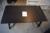 Black coffee table 75 x 140 cm