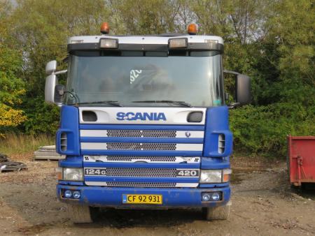 Scania 124 Truck with particle filter.