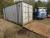 Workshop, crew container 20 feet with insulated cabin.