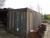 20 foot container with wooden floor. With steel reel. With roof top cover.