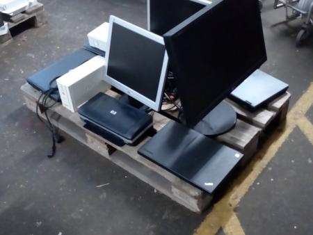 Palle with various computers.