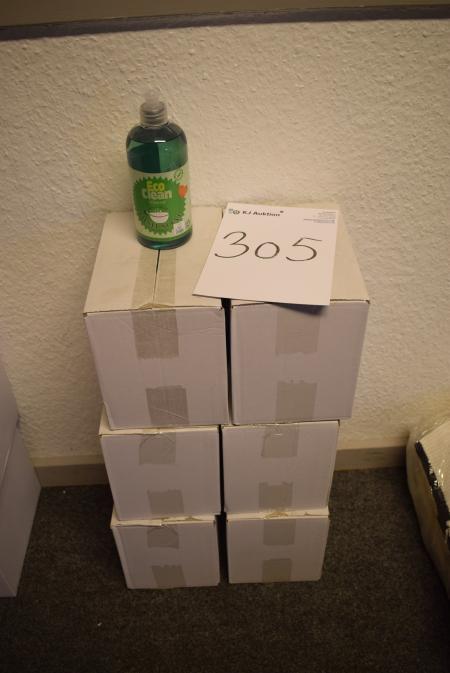 36 flasker økologisk opvaskemiddel, dansk produceret. Butikspris kr. 39,-